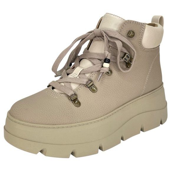 Zodiac Billie Tan Pebbled Faux Leather Lug Sole Womens Sneakers Size 10M - Picture 2 of 11